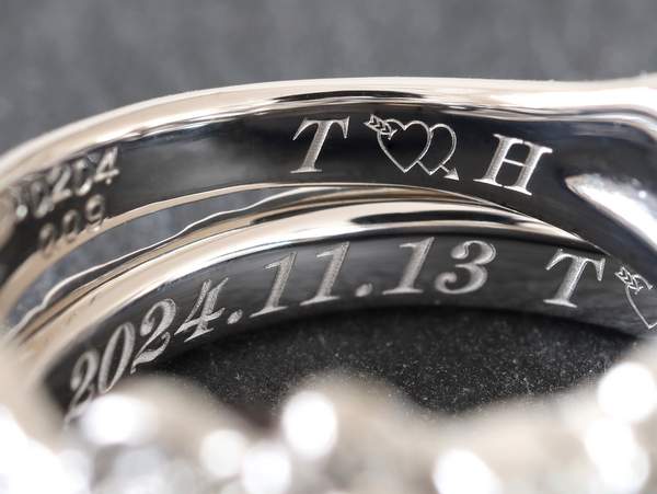 結婚指輪内側の刻印
