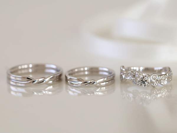 横浜市よりお越し下さったお客様からの【セットリング】のオーダー事例(m-125)...