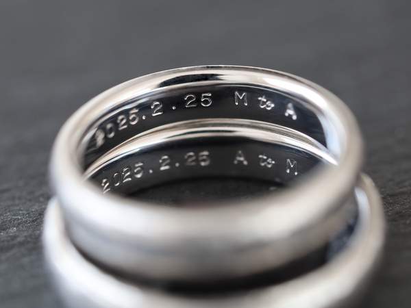 結婚指輪内側の刻印