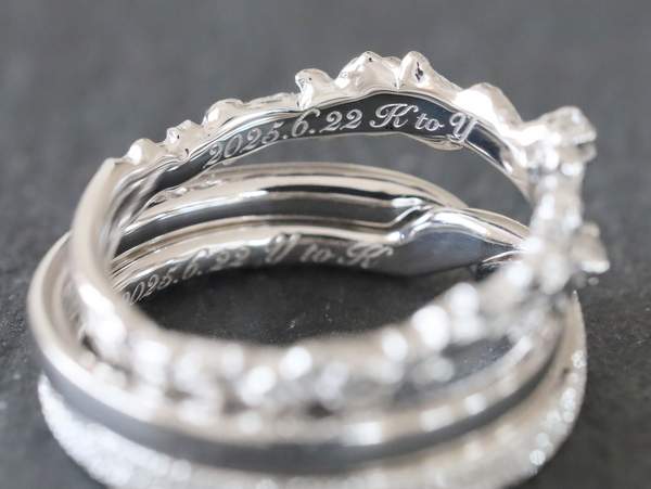 結婚指輪内側の刻印