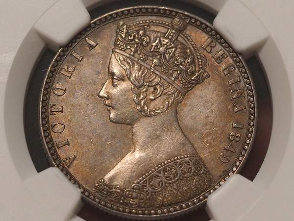 ヴィクトリア女王が描かれたコイン