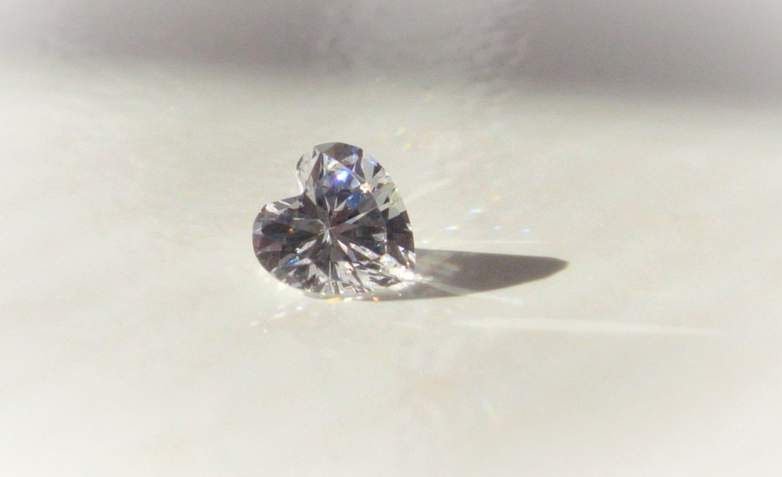 ハートシェイプのダイヤモンド